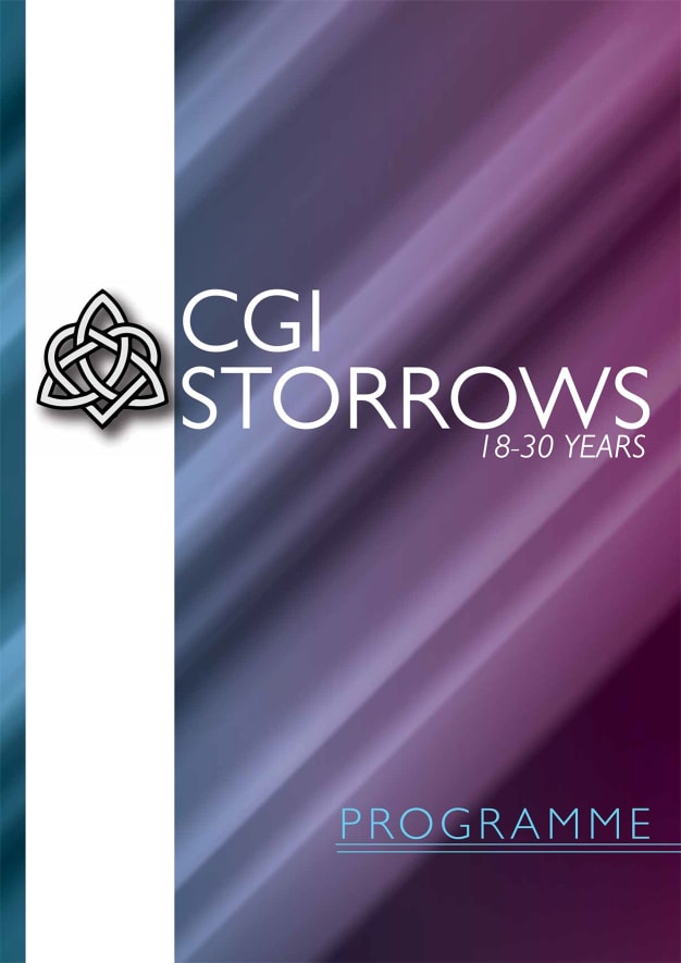 Cover of the Storrows Programme Booklet