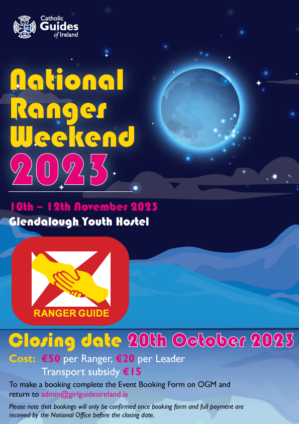 Flier for the National Ranger Weekend 2023